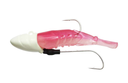 【アウトレット】海太郎 デカハネエビセット 太刀魚仕様 #050 ケイムラグロー #1/0 2.5インチ 10g 3本セット