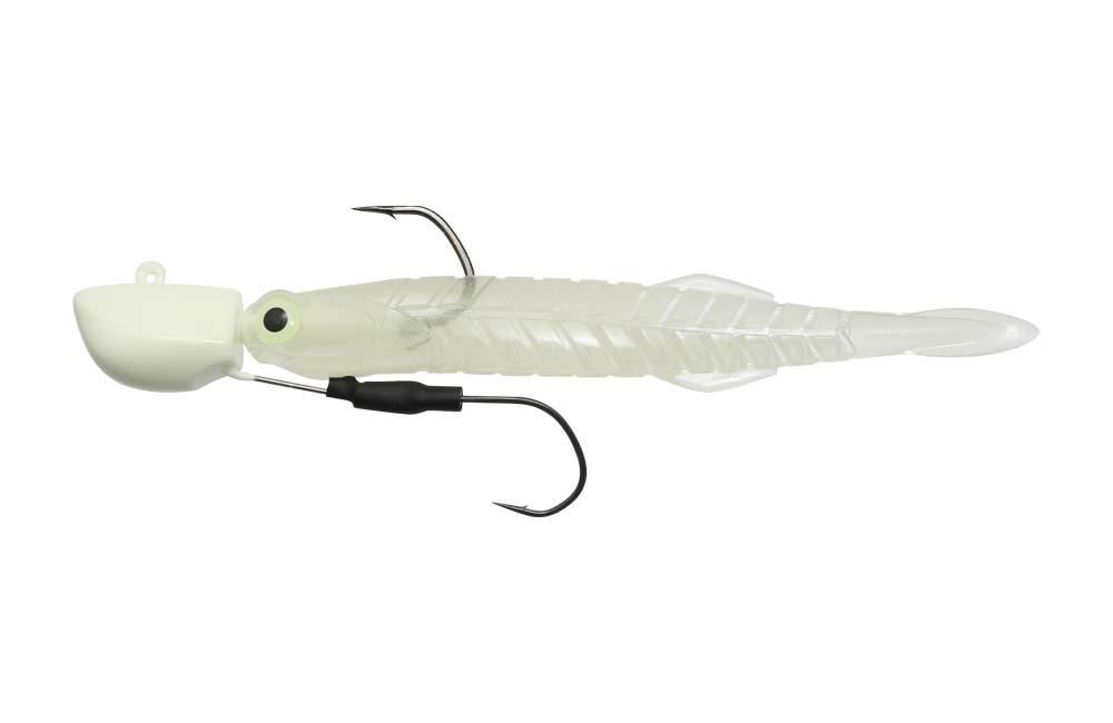 【アウトレット】海太郎 カタクチワームセット 太刀魚仕様 #012 グロー #3/0 4.5インチ 28g 3本セット