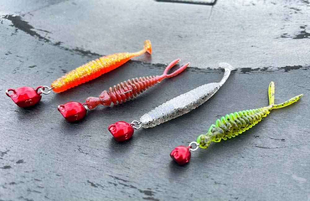 海太郎 根魚玉 小鈎 赤 #4 10g 2本入り