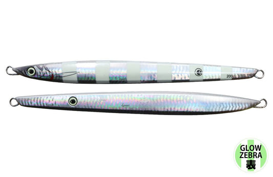 海太郎 ネコメタルロング #032/シルバーグローゼブラ 200g