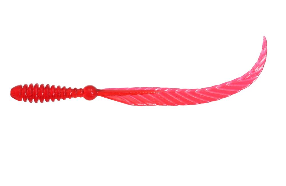 海太郎 サビキ的 2.5 #002 クリアレッドフレーク 2.5インチ 10本入り