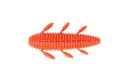 海太郎 根魚蟲 2.2 ヘビーソルト #019 ディープオレンジ 2.2インチ 6本入り