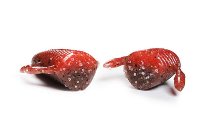 海太郎 根魚蟲 2.2 ヘビーソルト #055 うまシロエビ グロー 2.2インチ 6本入り