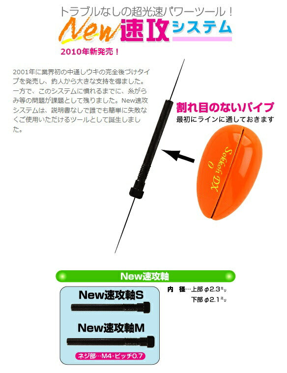 New速攻シリーズ New速攻DX 逆光 Mサイズ 23.5×39mm 3B 10.4g