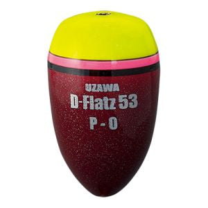 UZAWA D-FLATZ 53 イエロー P-02 7.57g 20.2×33.2mm （近距離）