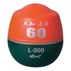 大知遠投60 オレンジ 000 L 15.2g 29×31.5mm （遠距離）