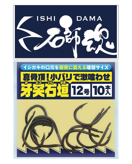 石師魂 牙突石垣 12号 10本入