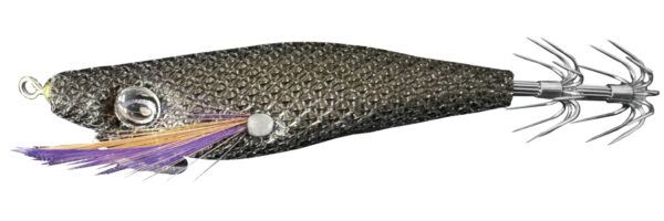 Egibow(エギボー) ヤリドロッパー エギ1.8 レッドホット魔王ブラック 77mm