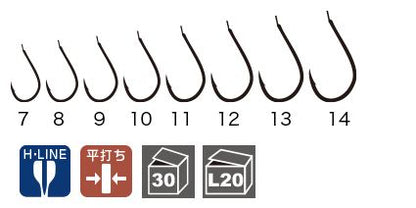H鋼金船真鯛 11号   22本入り