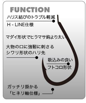 H鋼金大鯛ヒラマサ 11号   12本入り