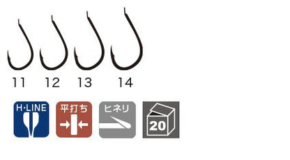 H鋼金大鯛ヒラマサ 12号   11本入り