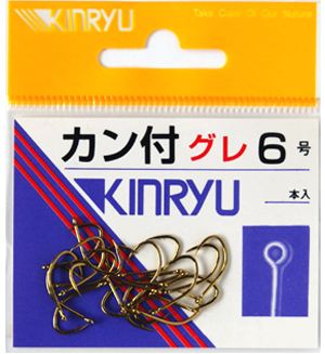金 カン付グレ 6号   18本入り