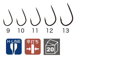 凄腕ウタセマダイ 錫 9号   16本入り