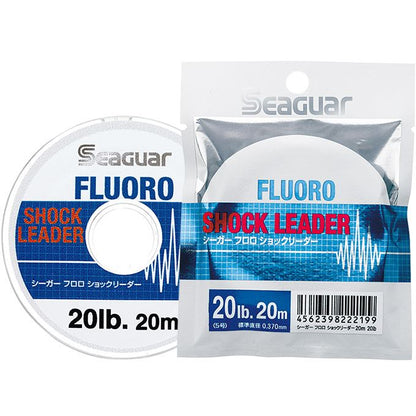 シーガー フロロ ショックリーダー 14LB 3.5号 クリア 20m
