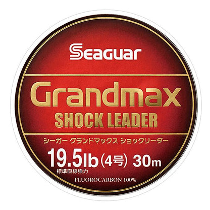 シーガー グランドマックス ショックリーダー 19.5LB 4.0号 クリア 30m