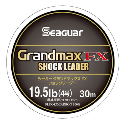 シーガー グランドマックスFX ショックリーダー 32LB 7号 クリア 25m