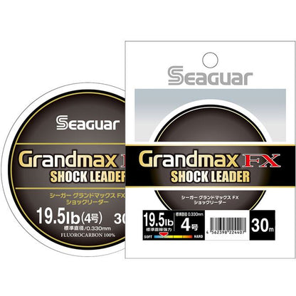 シーガー グランドマックスFX ショックリーダー 32LB 7号 クリア 25m