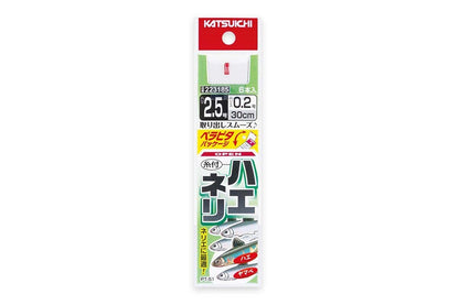 ハエネリ 糸付 2.5-0.2 6組