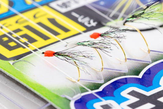 ゆらゆら川サビキ 川虫ブラック 1組