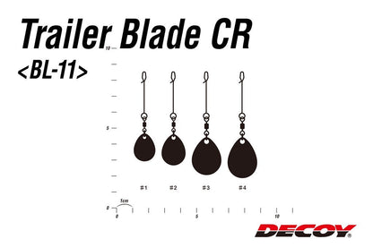 トレーラーブレードCR シルバー #4 2個入り