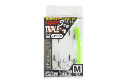 リアユ チューニング3本錨トリプルトンボ 8.5-1.5 L 4組入