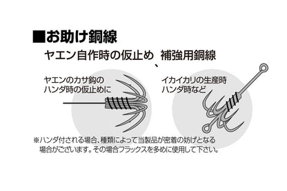 お助け銅線 ワンサイズ長さ：30m(線径0.1mm)
