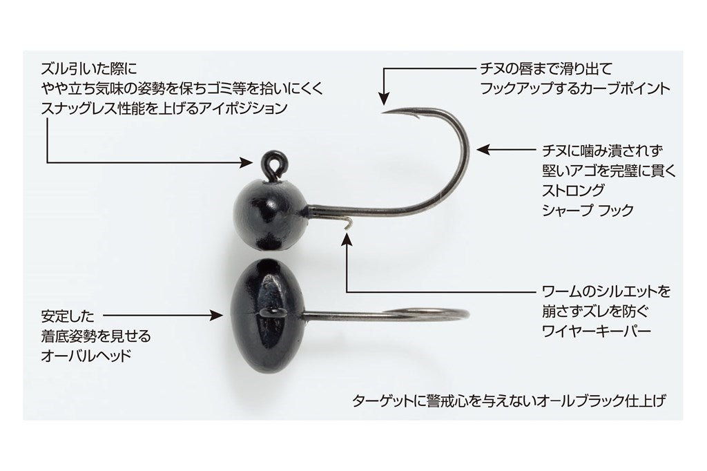 タンクヘッド NS ブラック #2-3.5g 4個入り