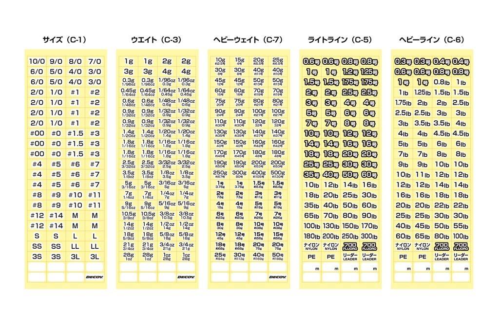 アイテムシール C-6 ヘビーライン 2シート