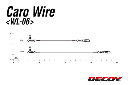デコイキャロワイヤー 8cm 2個入り