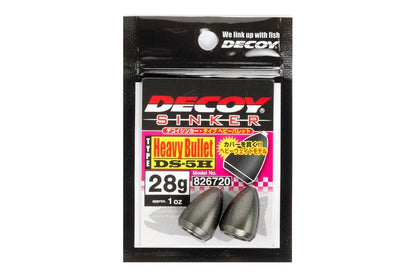 デコイシンカー タイプヘビーバレット ガンブラック 36g 2個入り