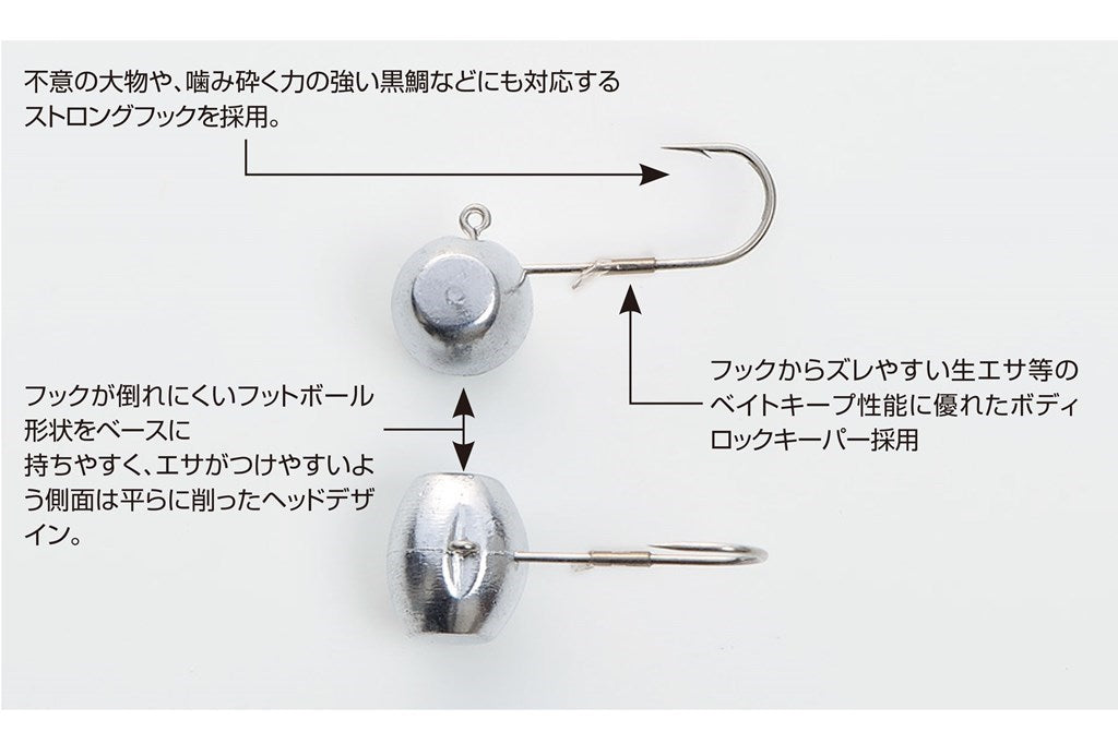 ショアヘッド #6-3.5g 5個入り