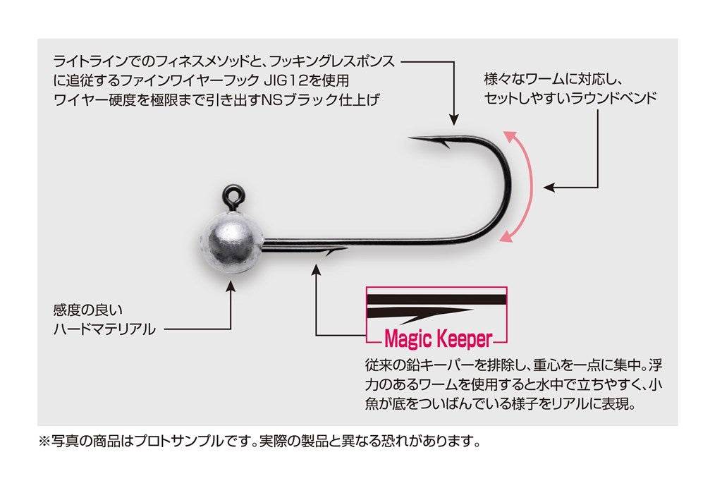 マジックヘッド #1-2.5g 4個入り