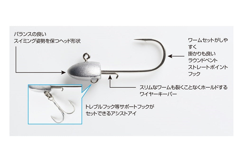 S.G.ヘッド #1/0-5g 5個入り