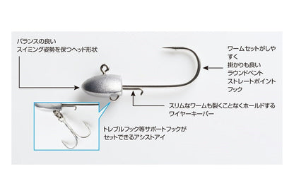 S.G.ヘッド #1/0-5g 5個入り