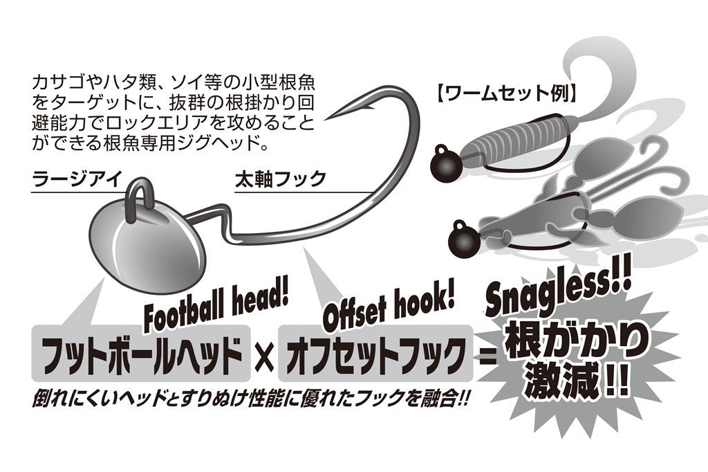 ロックボム #4-2.5g 5個入り