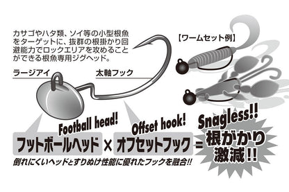 ロックボム #2-3.5g 4個入り