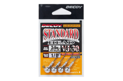 スタンダードヘッド #2/0-3.5g 4個入り