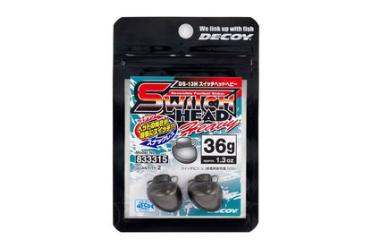 スイッチヘッド ガンブラック DS-13H 36g 2個入り