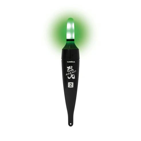 高輝度LEDウキ 烈光 Bタイプ 2号 φ26.2×156.5mm グリーン