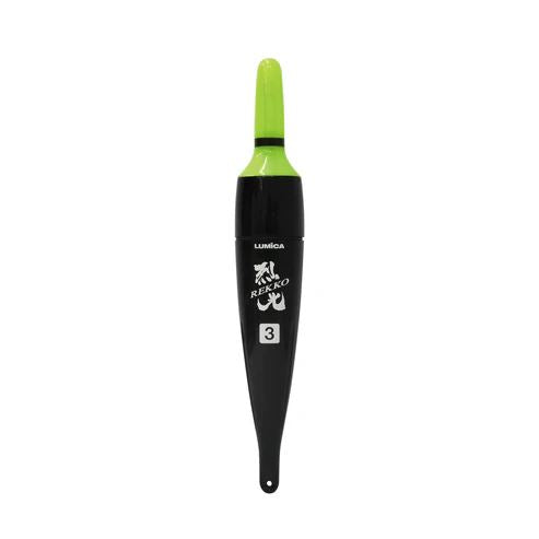 高輝度LEDウキ 烈光 Bタイプ 3号 φ26.2×165mm グリーン