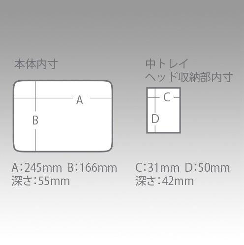 タチウオテンヤケース L 255×190×60mm 1個