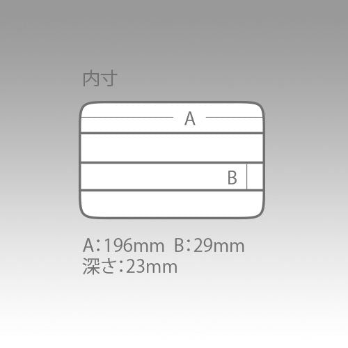 クリア 205×145×28mm 1個