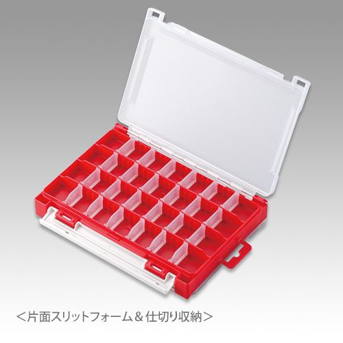ランガンケース3010W-1 レッド 205×145×40mm 1個