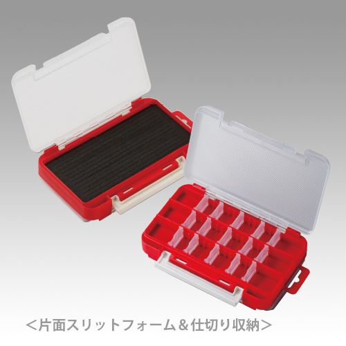 ランガンケース1010W-1 レッド 175×105×38mm 1個