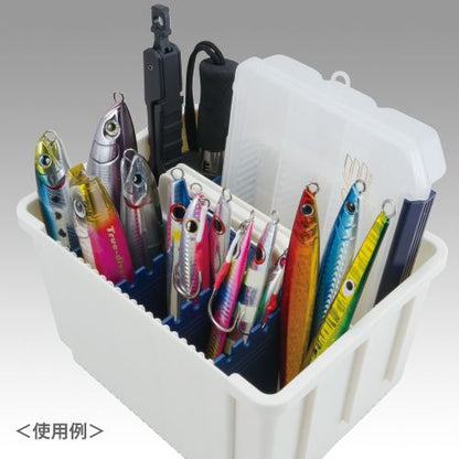 インナーストッカー BM-S ホワイト/ネイビー 225×168×158mm 1個