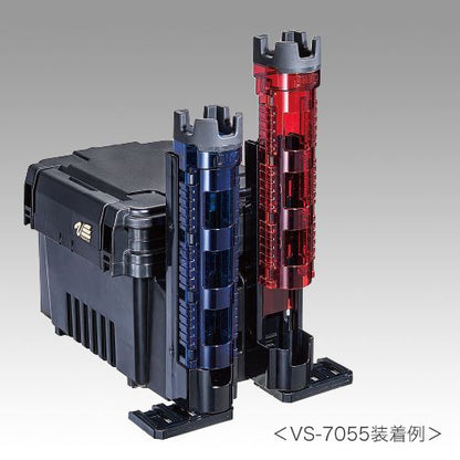 ロッドスタンド クリアブラック×ブラック 1個