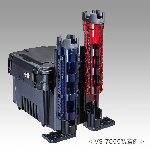 ロッドスタンド クリアレッド×ブラック 1個