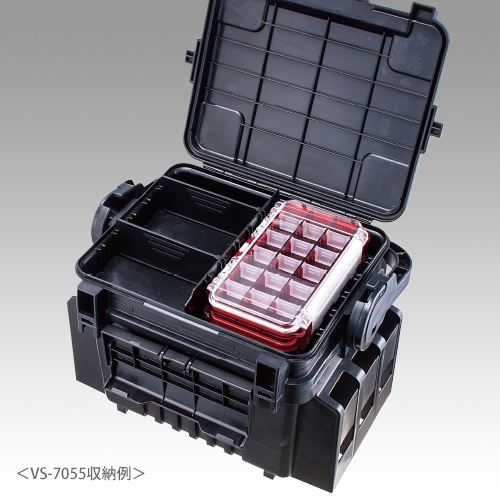 防水ケース WG-1 クリアレッド 175×105×43mm 1個