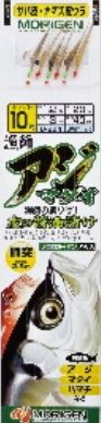 アジ・マダイ サバ皮醤油漬け ナマズ皮裏側 8号 6本針×1組