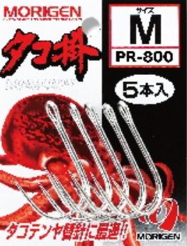 タコ掛(2本掛針) シルバー M 5本入